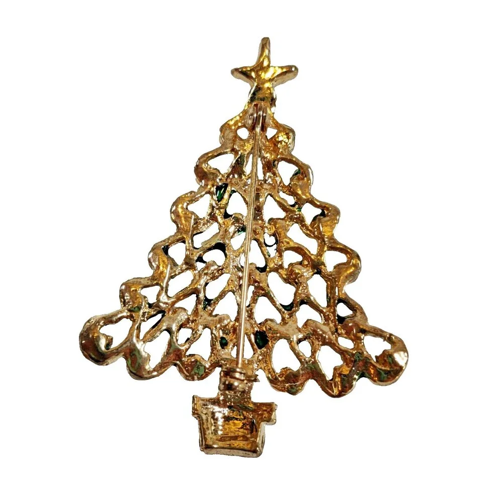 VGT Christmas Tree ~ Holiday Brooch - 1.75